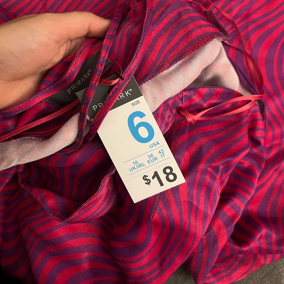 NWT Statement Satin Mini Dress - Picture 4 of 6